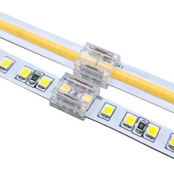 POWERMASTER 10MM ÇİFT UÇLU KONNEKTÖR - COB LED ŞERİT ARA KONNEKTÖRLERİ 2PİN BAĞLANTI