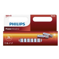 PHILIPS AAA ALKALİN İNCE KALEM PİL 12Lİ KARTELA