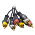 3 RCA + 3 RCA 3 METRE KABLO 1.KALİTE POWERMASTER