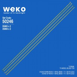 WKSET-5246 35865X2 35866X2 315A42 DOWN/315A42 UP 4 ADET LED BAR (76LED)