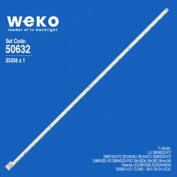 WKSET-5632 35356X1 V290B1-LE1-TLEM5  1 ADET LED BAR (24LED)