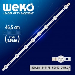 50DLED_B-TYPE_REV00 - 46.5 CM 8 LEDLİ (WK-516)
