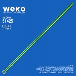 WKSET-6425 37151X1 37152X1 55 V15 ART3 UD TV REV04 1 L/R TYPE  2 ADET LED BAR (72LED)
