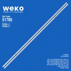 WKSET-6780 37435X1 37436X1 SSC_Y22_65QNED80_BOE_90LED_A/B  2 ADET LED BAR (90LED)