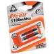 Efcell Ef-1100 Tek 1100 Mah Aaa İnce Şarjlı Pil