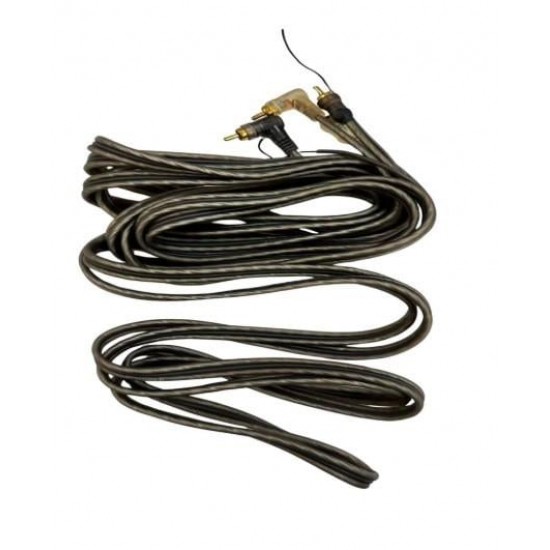 Fully G-512AB 5 Metre 2 RCA + 2 RCA L-Tip Şaseli Oto Amfi Sinyal Kablosu