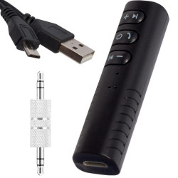 Powermaster BT-801 Oto Araç Bluetooth Aux Müzik Alıcı Çevirici Kiti