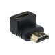Hdmi Dişi Erkek 90 Derece Ara  Adaptör L Tip