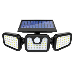 Powermaster MX-W771A Sensörlü 3 Modlu 74 Ledli Solar Aydınlatmalı Duvar Lambası