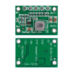 Weko CA-1235 Power Supply Modul 1.25 Volt 1.5 1.8 2.5 3.3 5 Volt Çıkışlı 3 Amper 5 Volt - 15 Volt Girişli