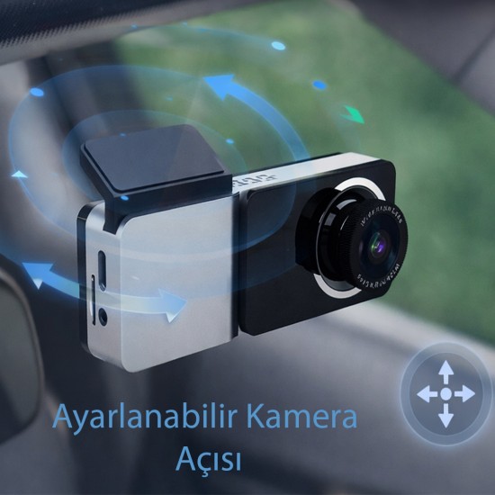 Blaupunkt DVR1S01 1.97'' SD Kart + Wifi Destekli Dvr Araç Kamera