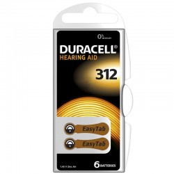 DURACELL 312 NO KULAKLIK PİLİ 6LI PAKET