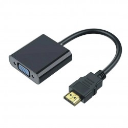 Enkado EKD-HV10 HDMI to VGA Aktif Çevirici Adaptör 3.5mm Ses Çıkışlı Full HD