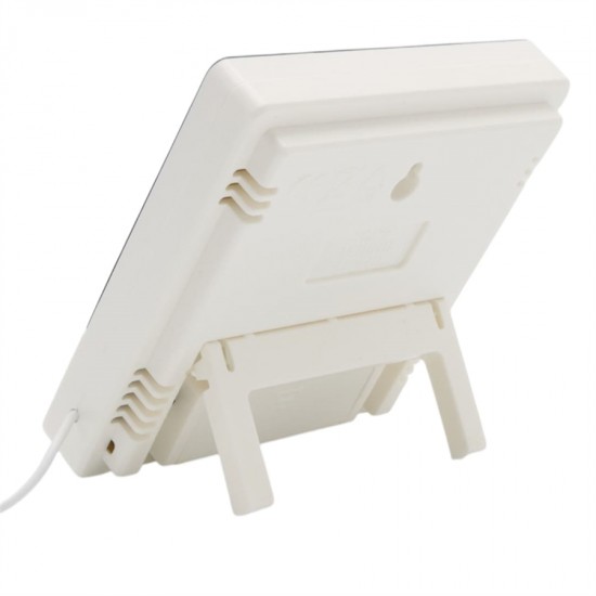 Gesi HTC-2 Dijital Ekranlı Isı ve Nem Ölçer Saat Alarm Dış Mekan Problu Termometre