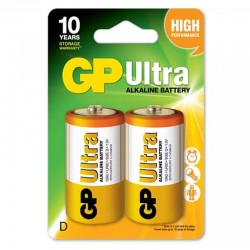 GP 13AU-2U2 ULTRA ALKALIN D BÜYÜK BOY KALIN PİL LR20 2Lİ PAKET FİYAT