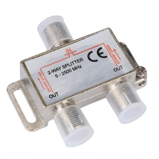 Herz HZ-2W 1/2 Anten Splitter 5-2500 Mhz Powerpass
