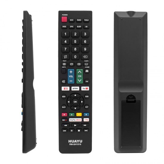 HUAYU KL RM-SH1516 SHARP NETFLIX- YOUTUBE- PRIME VIDEO TUŞLU UNIVERSAL LCD-LED TV KUMANDA HUAYU KL RM-SH1516 SHARP NETFLIX- YOUTUBE- PRIME VIDEO TUŞLU UNIVERSAL LCD-LED TV KUMANDA