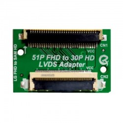 LCD PANEL FLEXİ REPAİR KART 51P FHD TO 30P HD LVDS FPC TO FPC LG İN SAM OUT QK0806A