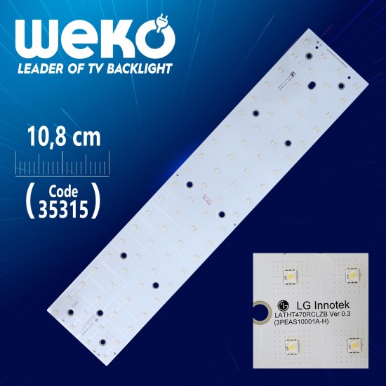 LG INNOTEK LATHT470RCLZB VER 0.3 - 3PEAS10001A-H - 50.8 CM X 10.8 CM 80 LEDLİ - (WK-933) LG INNOTEK LATHT470RCLZB VER 0.3 - 3PEAS10001A-H - 50.8 CM X 10.8 CM 80 LEDLİ - (WK-933)