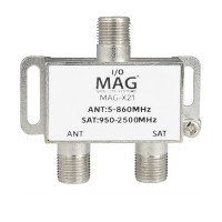 MAG MAG-X21 TV/SAT 5-2500MHZ COMBINER 950-2500MHZ
