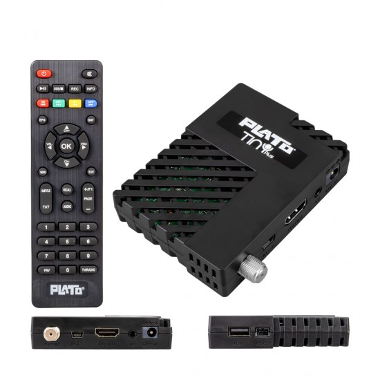 PLATO TINY PLUS TEK USBLİ WIFI DESTEKLİ HD UYDU ALICISI PLATO TINY PLUS TEK USBLİ WIFI DESTEKLİ HD UYDU ALICISI