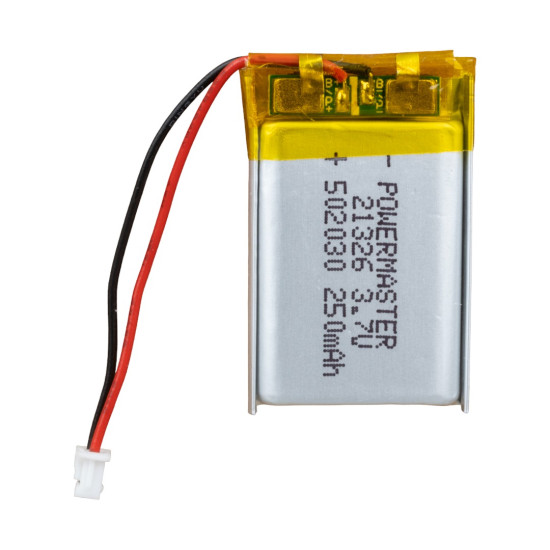 POWERMASTER 502030 3.7 VOLT 250 MAH LİTYUM POLİMER PİL POWERMASTER 502030 3.7 VOLT 250 MAH LİTYUM POLİMER PİL