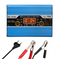 POWERMASTER DC-1210A 12-24 VOLT MAX 10 AMPER DİGİTAL EKRANLI AKILLI AKÜ ŞARJ CİHAZI