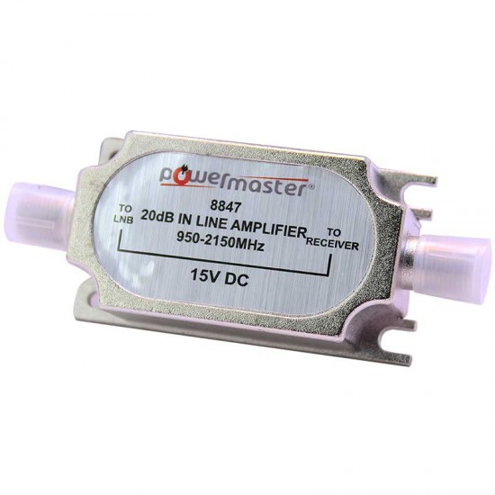 POWERMASTER LNB HAT KUVVETLENDİRİCİ 20DB 950-2400 MHZ IN-LINE ANFİ