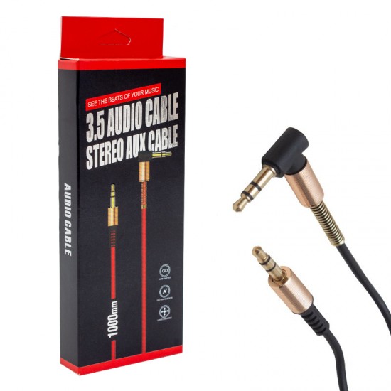 POWERMASTER PM-15124 3.5 MM ERKEK/ERKEK METAL BAŞLIKLI L UÇLU STEREO AUX KABLO POWERMASTER PM-15124 3.5 MM ERKEK/ERKEK METAL BAŞLIKLI L UÇLU STEREO AUX KABLO