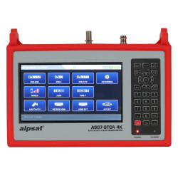 SATFINDER AS07-STCA 4K DVB S-S2 / T-T2 / C / J.83B / ISDB-T COMBO SİNYAL ANALİZÖRÜ