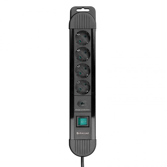 SILVER CREST SCKS04 1.5M 900 JOULE 4LÜ AKIM KORUMALI GRİ PRİZ SILVER CREST SCKS04 1.5M 900 JOULE 4LÜ AKIM KORUMALI GRİ PRİZ