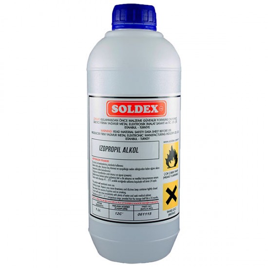 SOLDEX İZO PROPİL ALKOL 1 LT SOLDEX İZO PROPİL ALKOL 1 LT