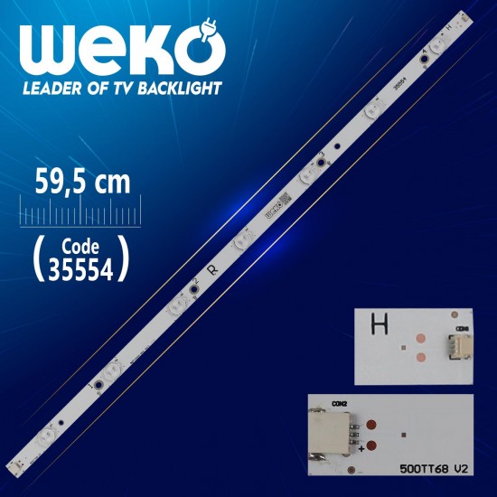 SX-11800730A0-2B554-0-A-54F-3749 R - 500TT68 V2 - 7 LEDLİ 59.5 CM - (WK-438) SX-11800730A0-2B554-0-A-54F-3749 R - 500TT68 V2 - 7 LEDLİ 59.5 CM - (WK-438)