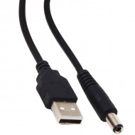 USB ERKEK 5.5*2.5 UÇ ADAPTÖR JACKLI 80 CM KABLO POWERMASTER