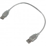 USB ERKEK-ERKEK KABLO 40 CM ŞEFFAF POWERMASTER