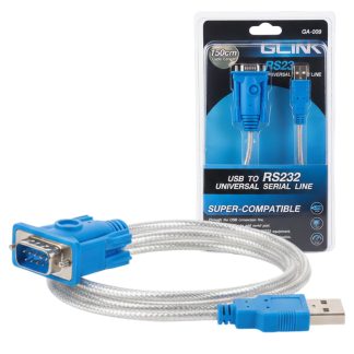 POWERMASTER PM-21764 USB TO RS232 1.5 METRE UNIVERSAL SERIAL LINE (GLINK GA-009)